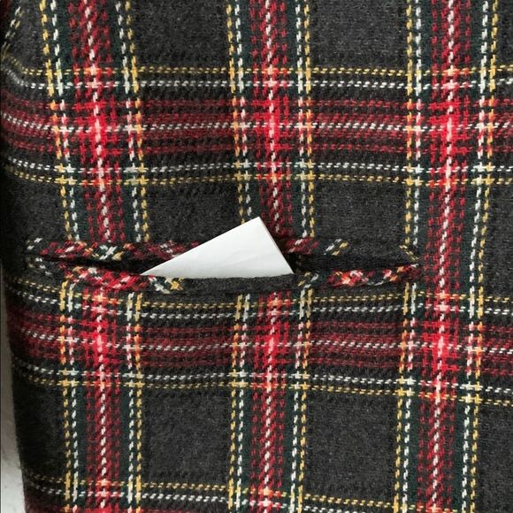 Sag Harbor Red and Black Plaid Blazer Women’s Size 6 P - Picture 6 of 8